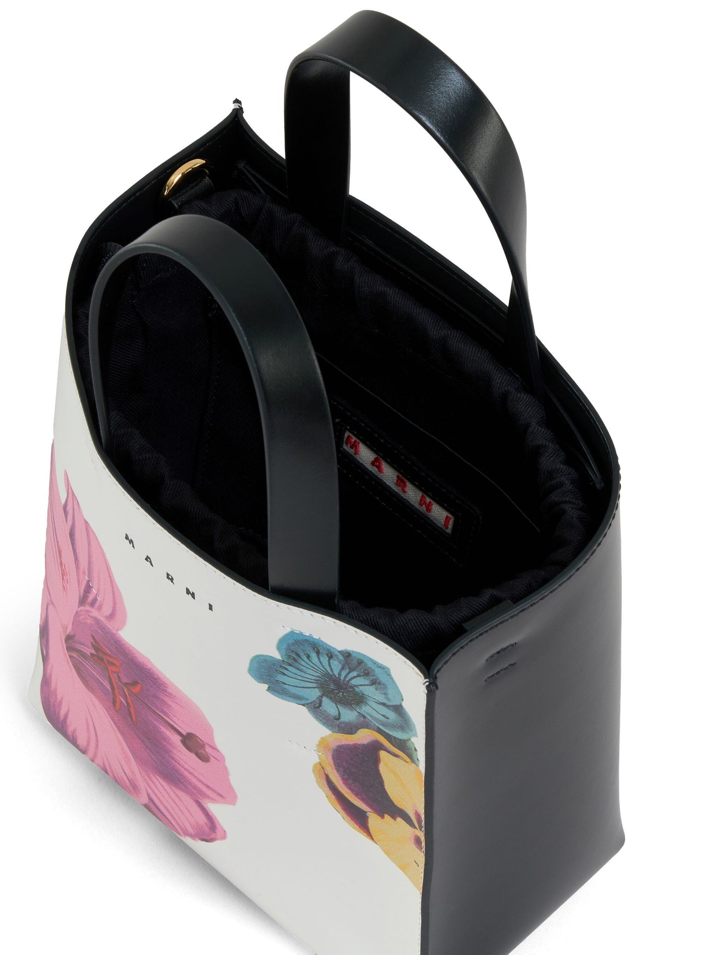 Marni Museo Mini Floral Leather Tote Bag (SHMP0039Q5)
