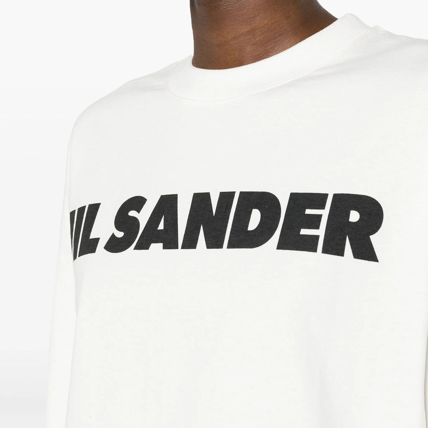 Jil Sander Long Sleeve Logo T-Shirt (J02GC0107 J45148)