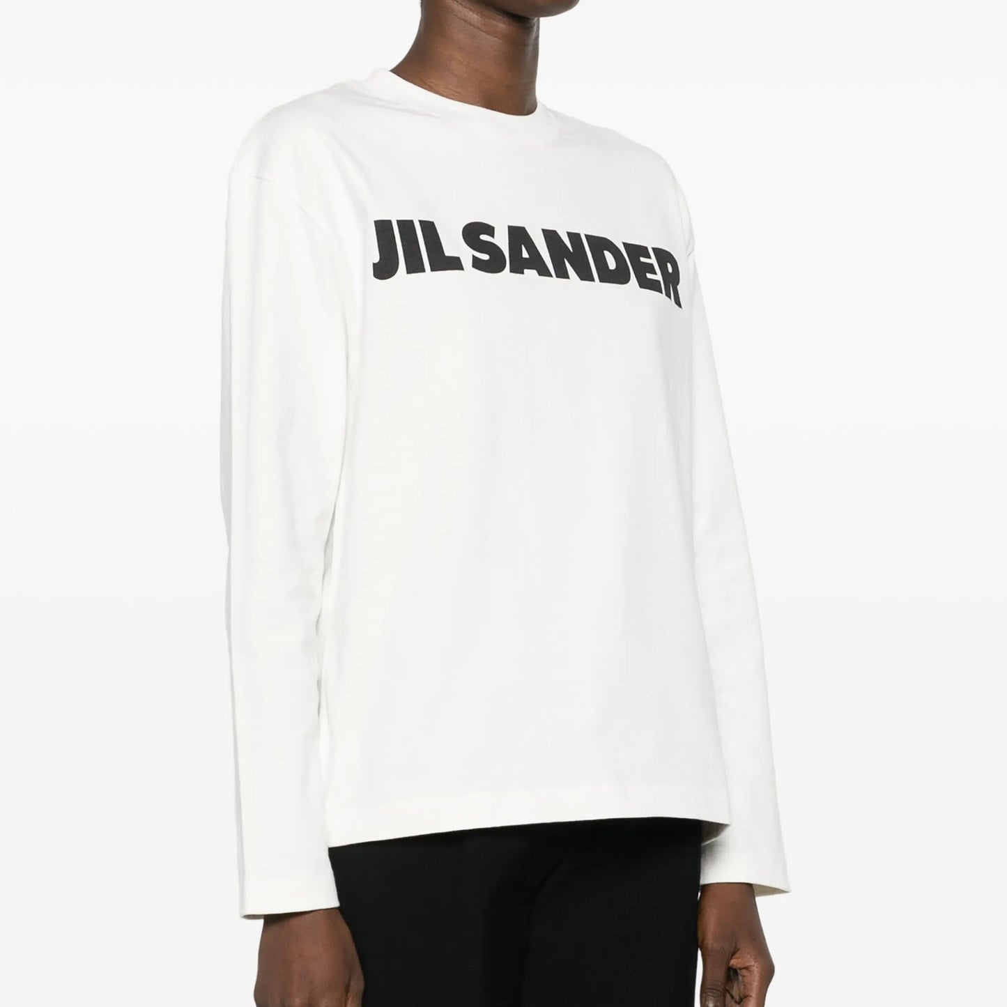 Jil Sander Long Sleeve Logo T-Shirt (J02GC0107 J45148)