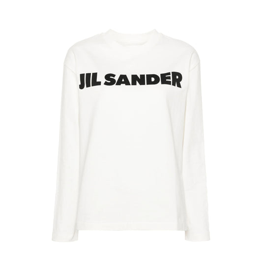 Jil Sander Long Sleeve Logo T-Shirt (J02GC0107 J45148)