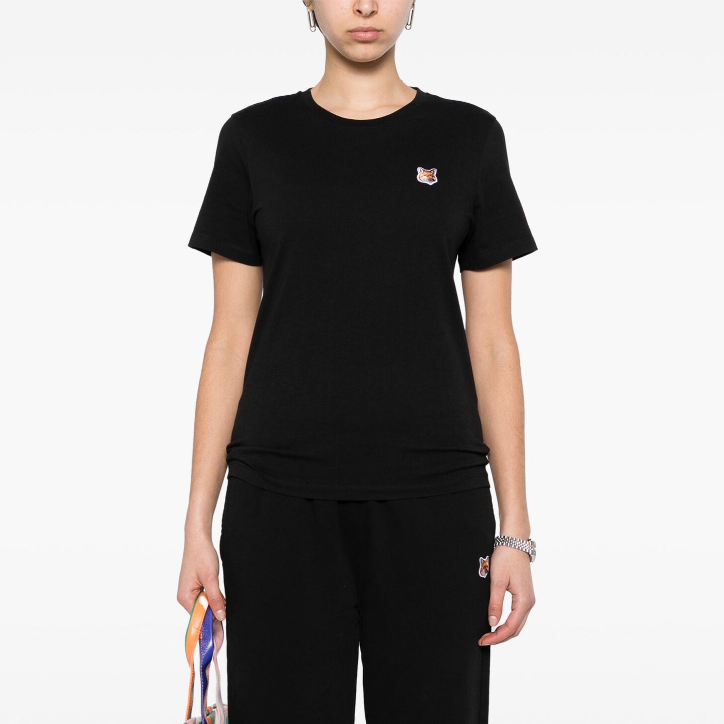 Maison Kitsuné Fox Head Patch Regular T-Shirt (LW00105KJ0008)