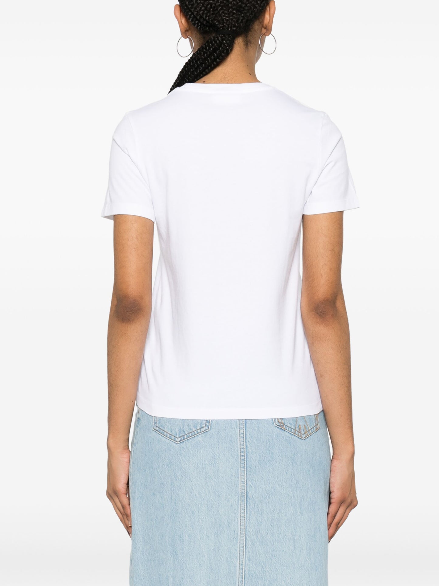 Maison Kitsuné Fox Head Patch Regular T-Shirt (LW00105KJ0008)