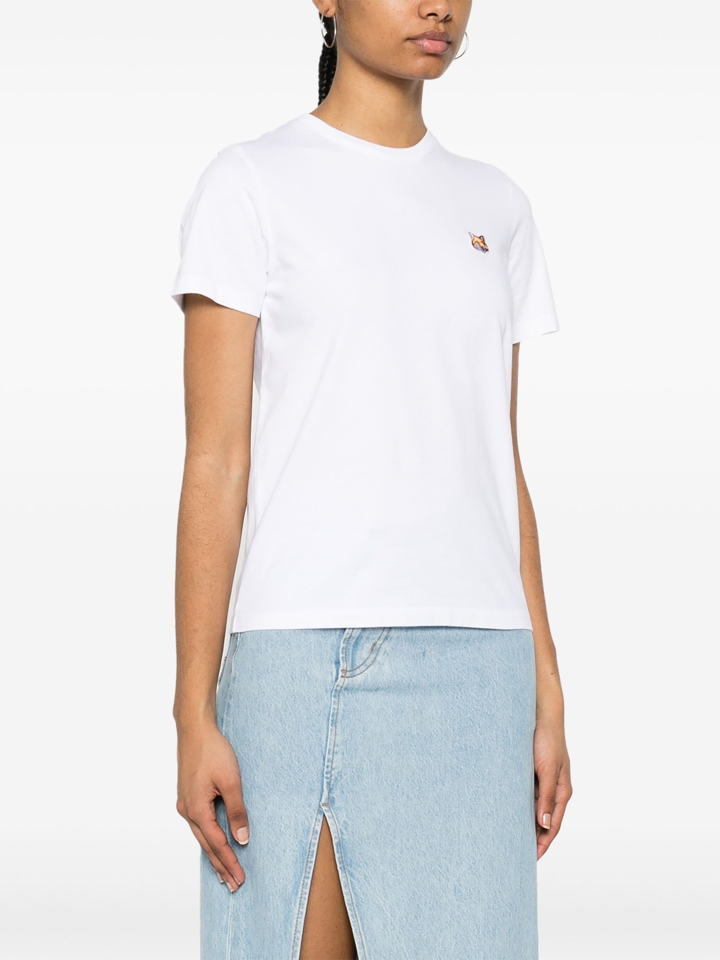 Maison Kitsuné Fox Head Patch Regular T-Shirt (LW00105KJ0008)