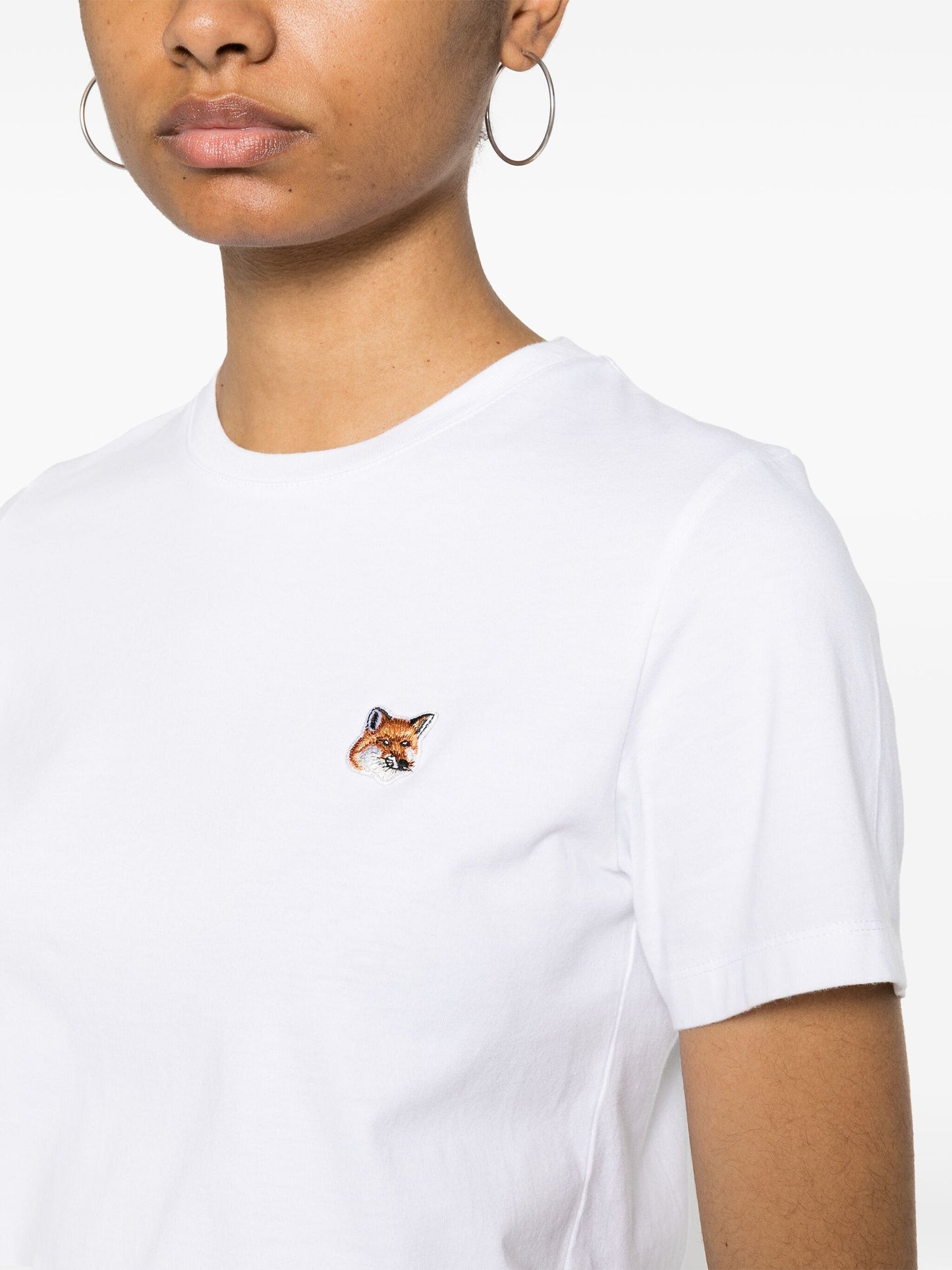 Maison Kitsuné Fox Head Patch Regular T-Shirt (LW00105KJ0008)