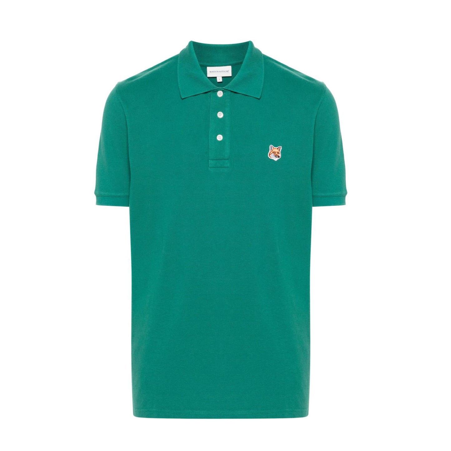 Maison Kitsuné Fox Patch Classic Polo Shirt (LM00208KJ7002)