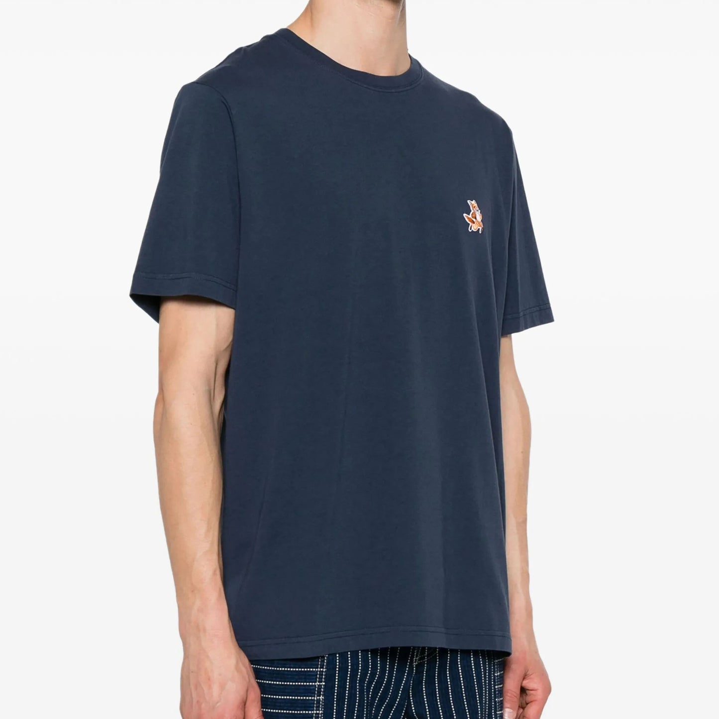 Maison Kitsuné Small Fox Head Patch T-Shirt (MM00125KJ0008)