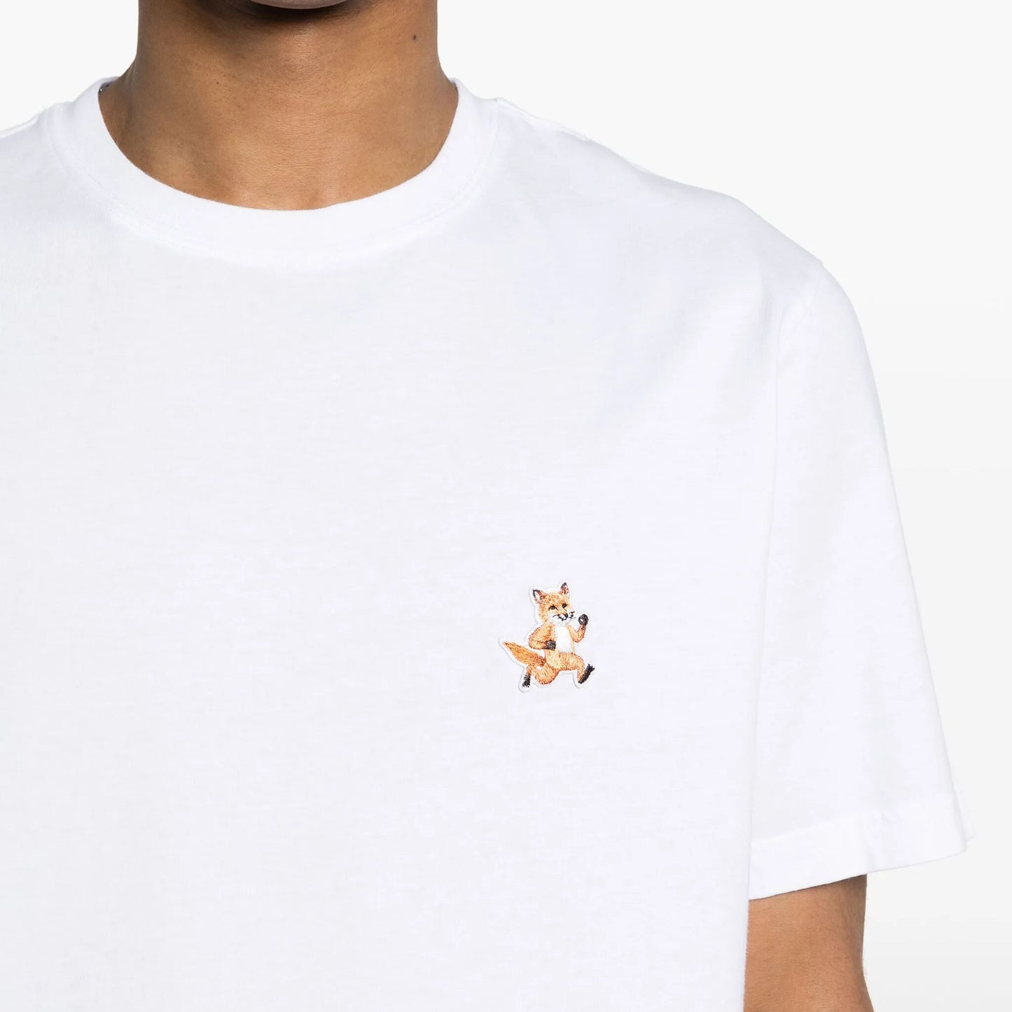 Maison Kitsuné Small Fox Head Patch T-Shirt (MM00125KJ0008)