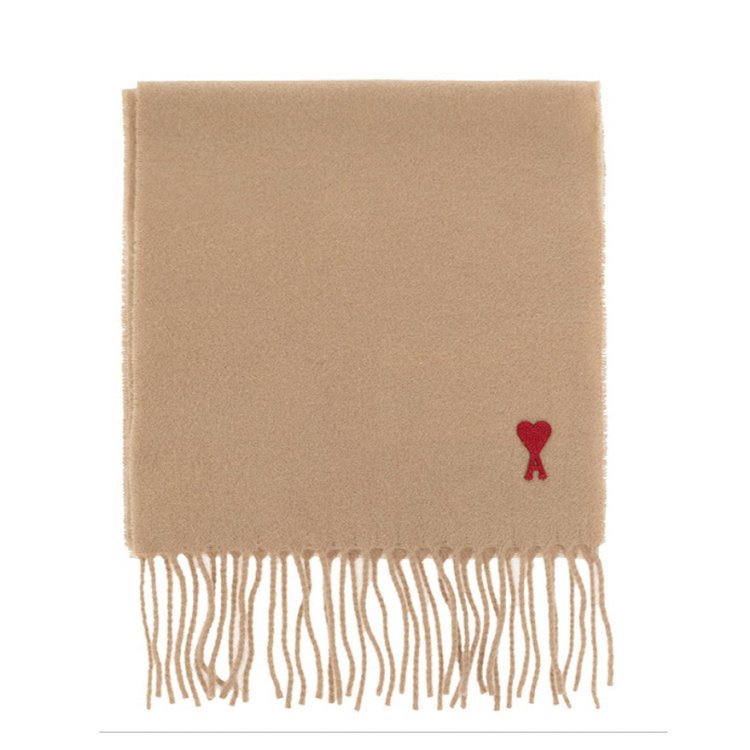 AMI Paris Ami de Coeur Wool Scarf (USF405.334-U)
