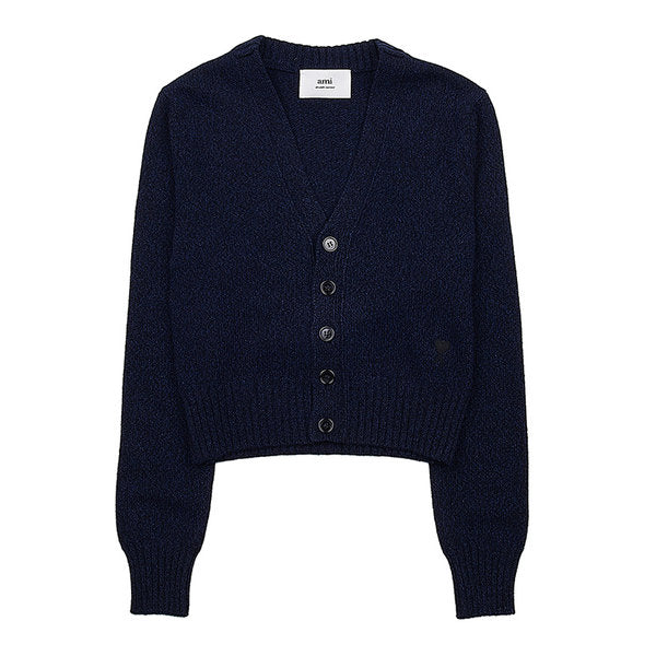 AMI Cashmere V-Neck Cardigan (FKC127.005)