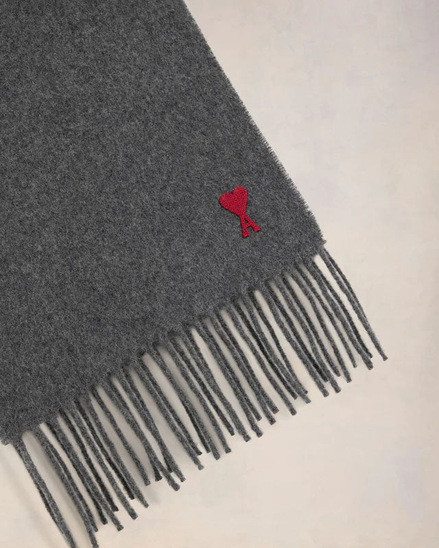 AMI Paris Ami de Coeur Wool Scarf (USF405.334-U)