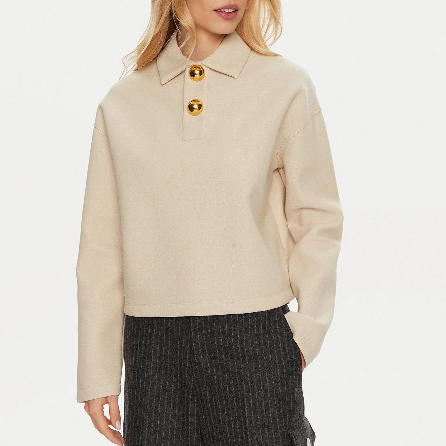 AMI Cropped Polo (FPL318.750)