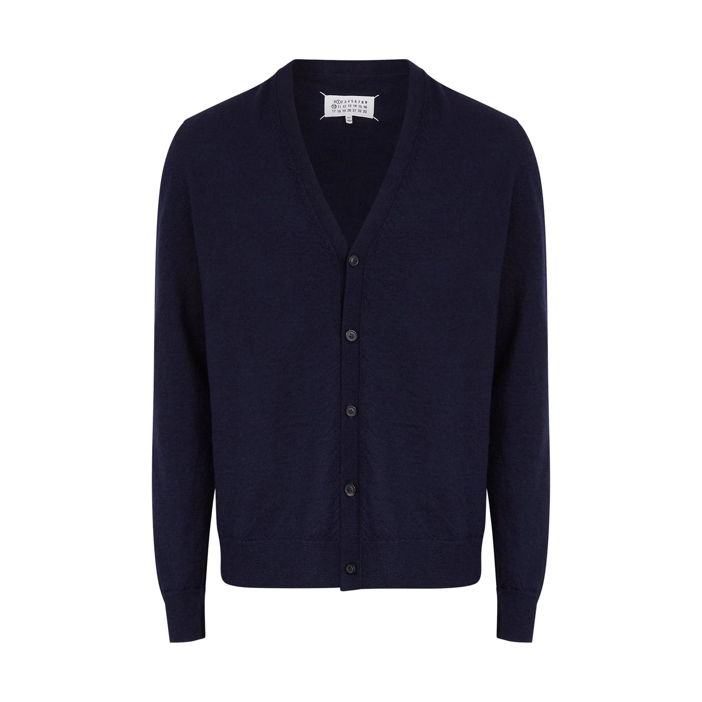 Maison Margiela Elbow Patch Knitted Cardigan (S50HP0027 M13098)