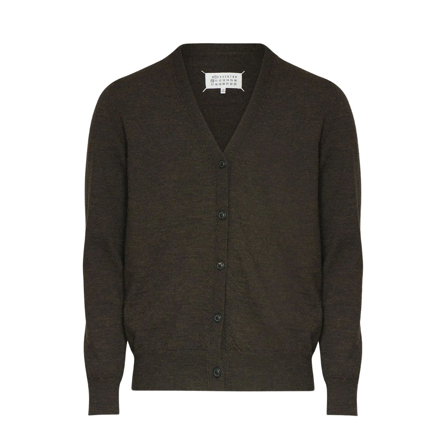 Maison Margiela Elbow Patch Knitted Cardigan (S50HP0027 M13098)