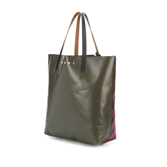 Marni PVC Vertical Shopping Tote Bag (SHMQ0000A4)