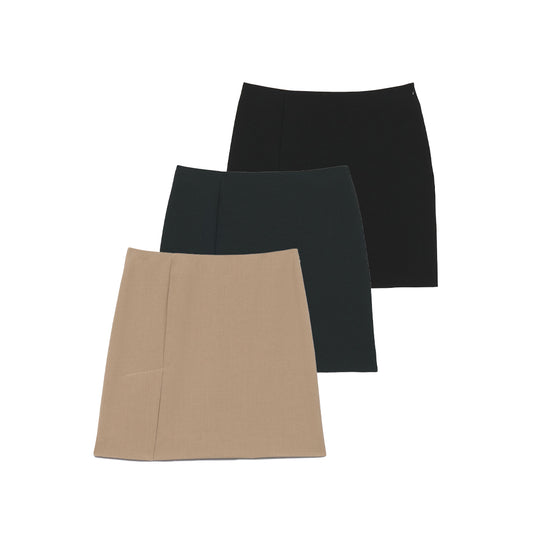 AMI Paris Wool Mini Skirt (FSK002.264)