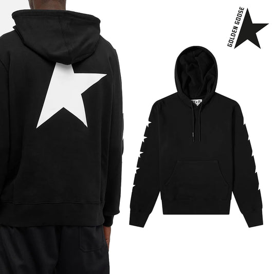 Golden Goose Regular Hoodie Multi Star Back (GMP00939.P000534.80203)