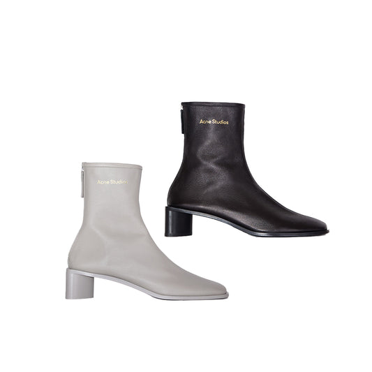 Acne Studios Leather Ankle Boots (FN-WN-SHOE000355)