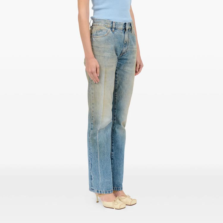 Maison Margiela Women Denim Jeans S62LB0213 Light Blue