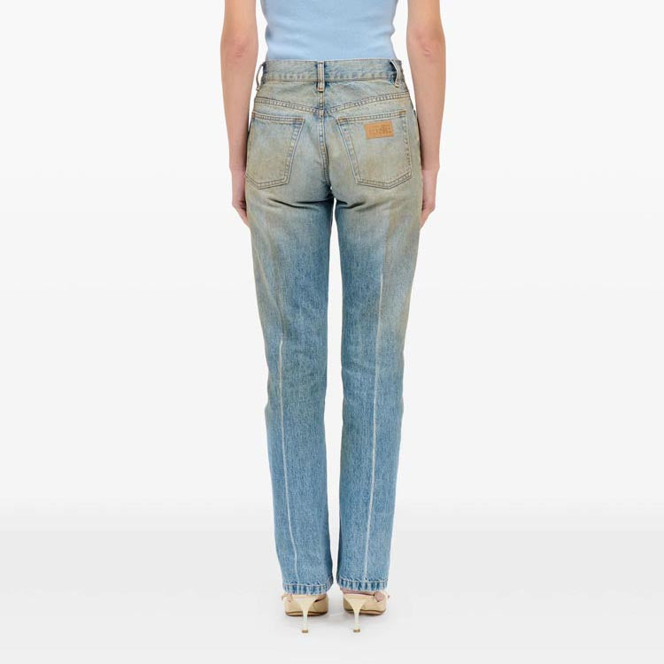 Maison Margiela Women Denim Jeans S62LB0213 Light Blue