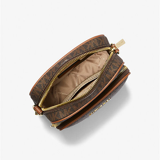 Michael Kors Jet Set Travel Logo MD NS Chain Crossbody (35F1GTVC2B)