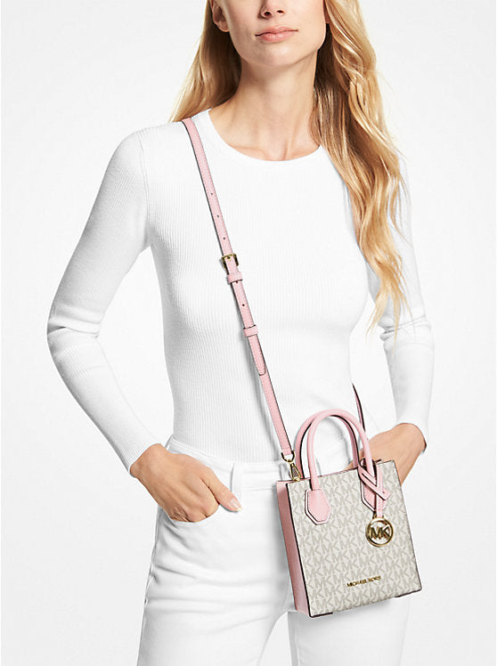 Michael Kors Mercer Logo XS NS Shopper Crossbody (35T1GM9C0I)