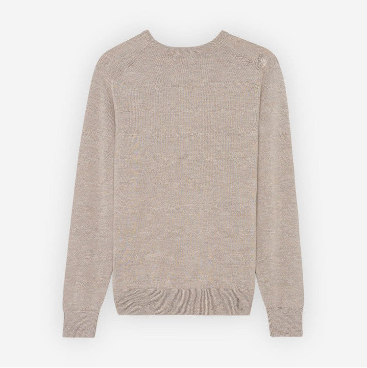 Maison Kitsuné Chillax Fox Patch R-Neck Sweatshirt (MW00321KM0001)