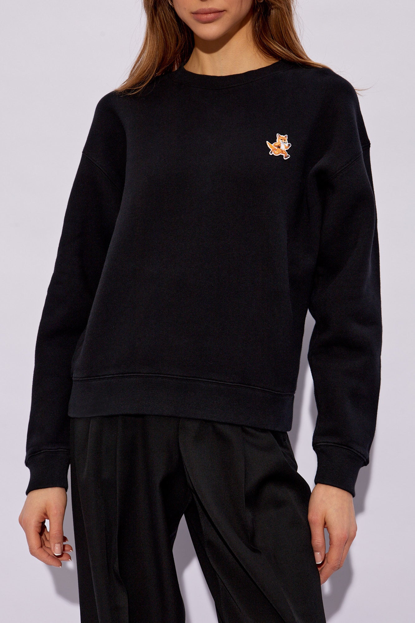 Maison Kitsuné Speedy Fox Patch Comfort Sweatshirt (MW00309KM0307)