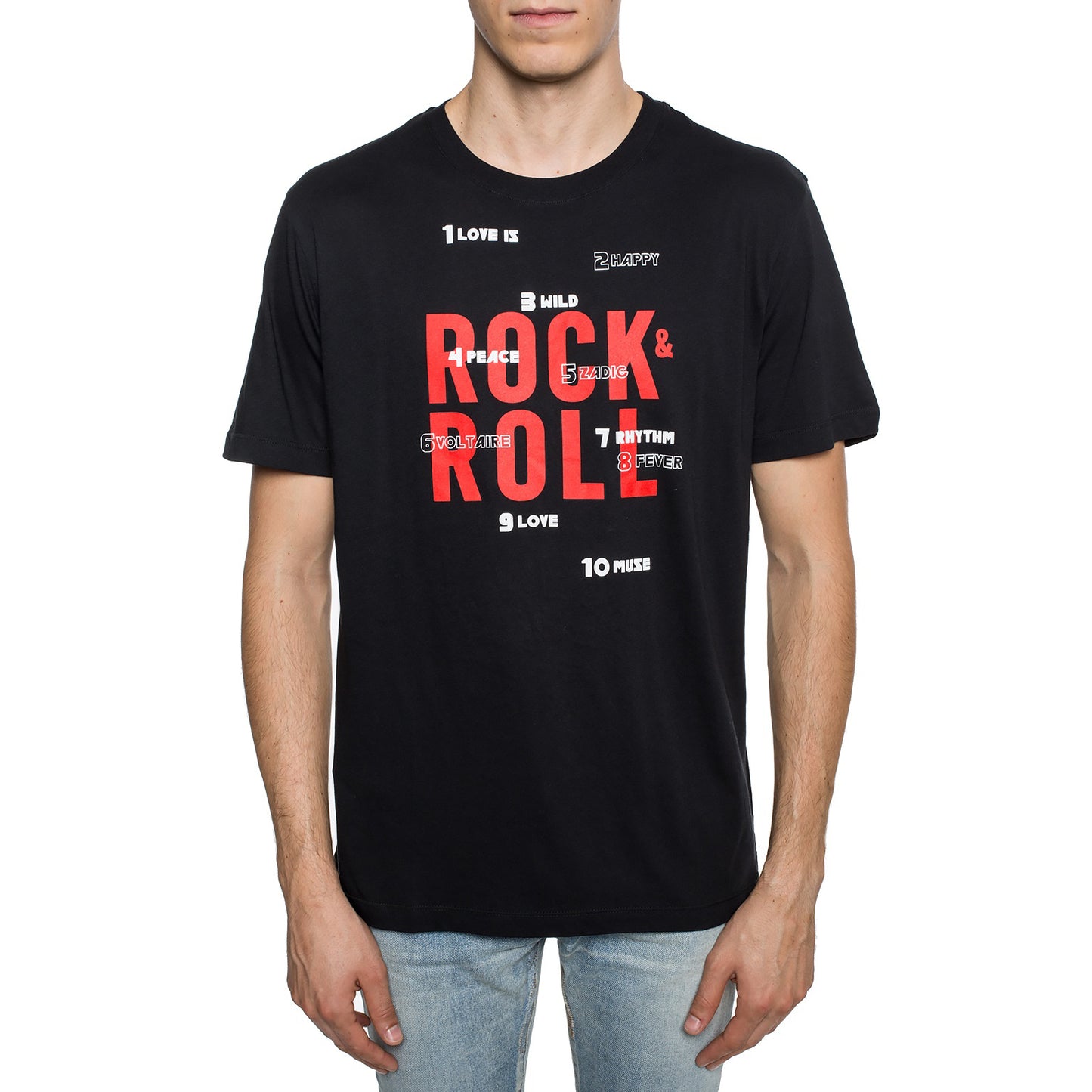 Zadig & Voltaire Tobias Rock Roll T-Shirt (WGTP1817H)