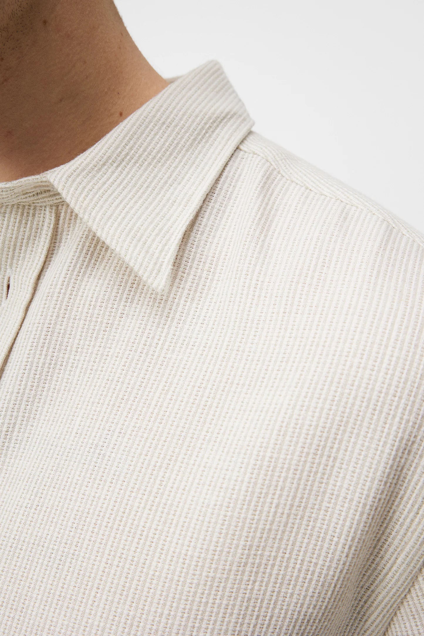 J.Lindeberg Loun Linen Mix Shirt (FMST10661)