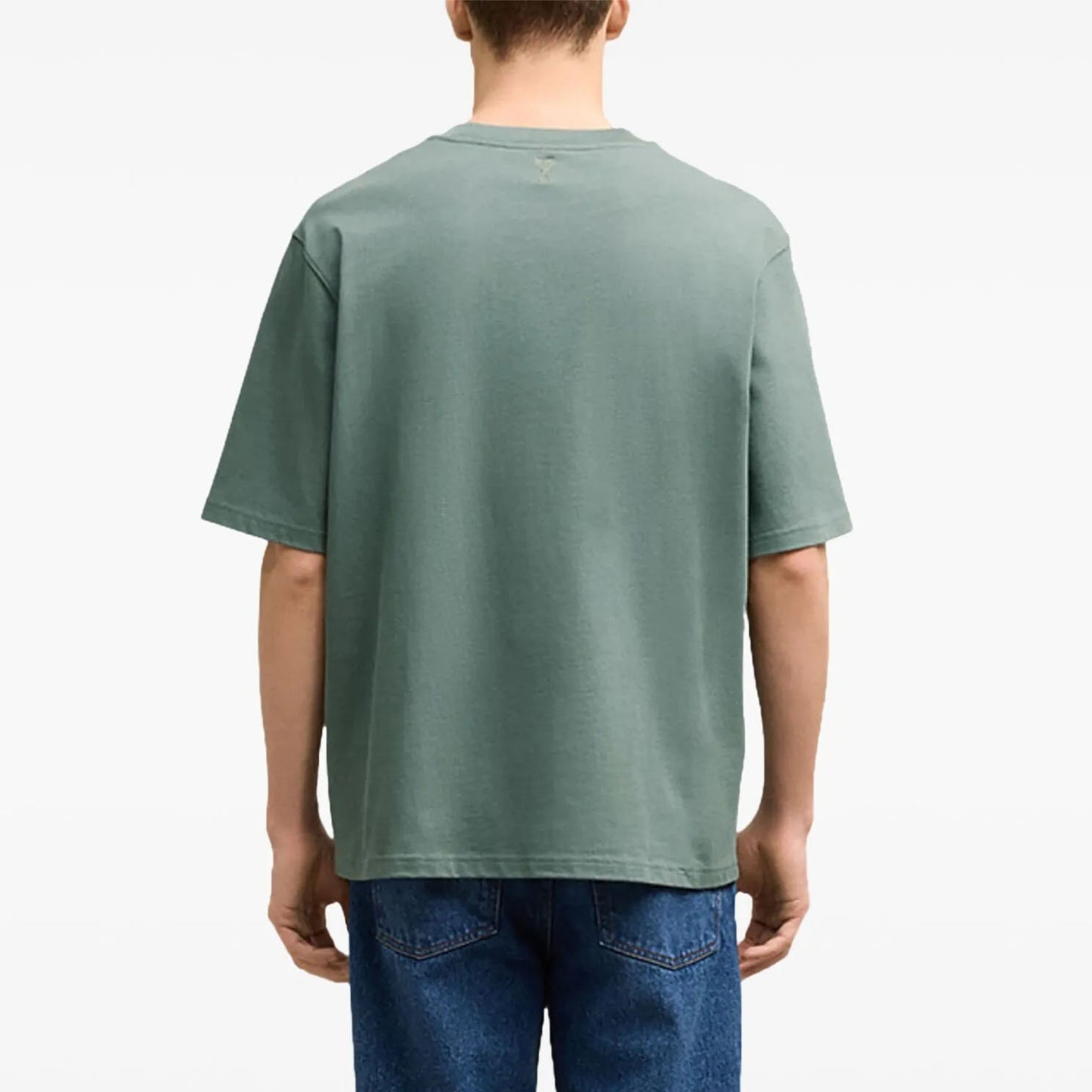AMI Paris Tonal Ami Paris Embroidered Logo T-Shirt (UTS024.726)