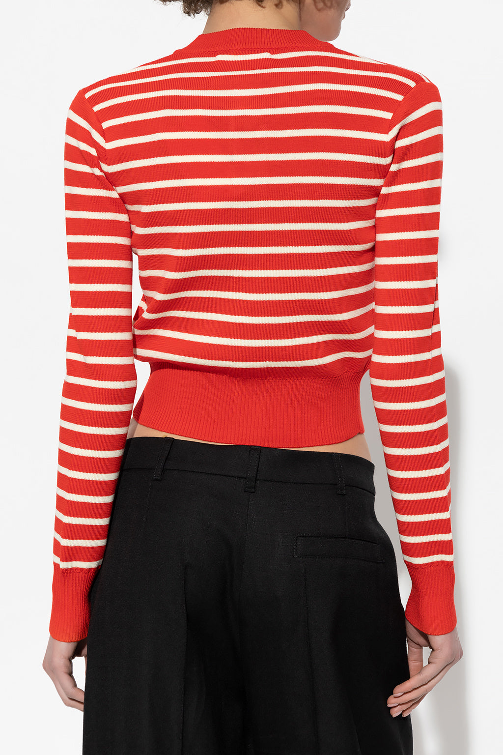 Ami de Coeur Striped Wool Cardigan (FKC011.KN0003)