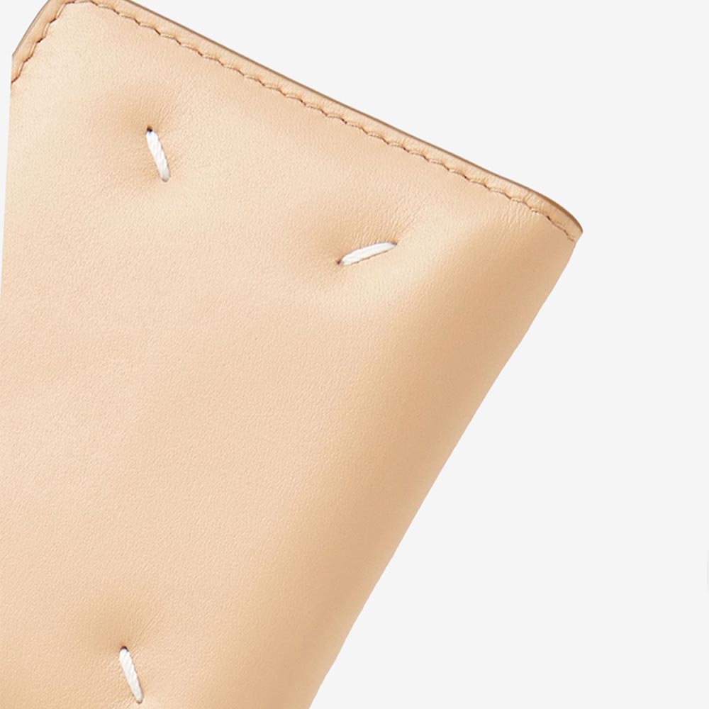 Maison Margiela Four Stitches Card Holder with Key Ring (S56UI0128 P4303)