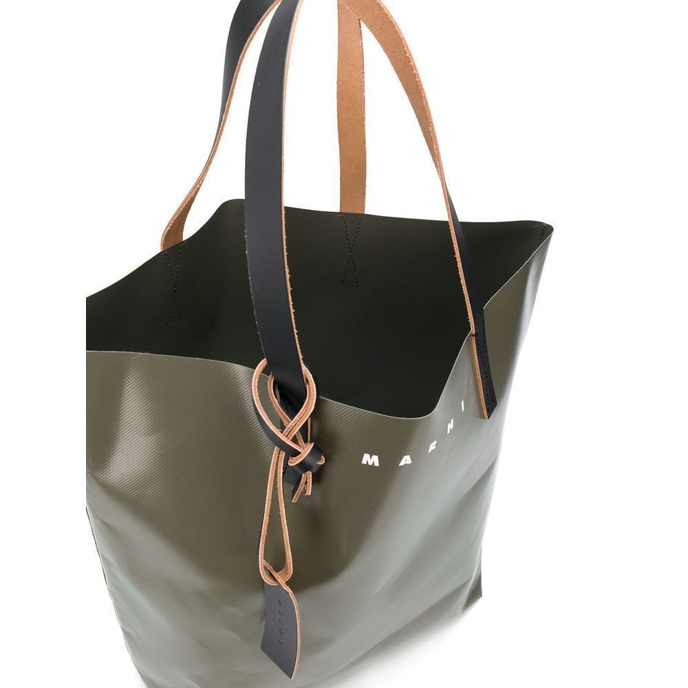Marni PVC Vertical Shopping Tote Bag (SHMQ0000A4)
