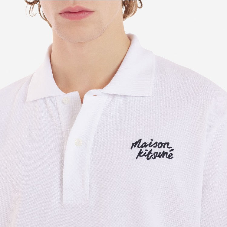 Maison Kitsuné Handwriting Comfort Polo (Style Code: MM00109P001)