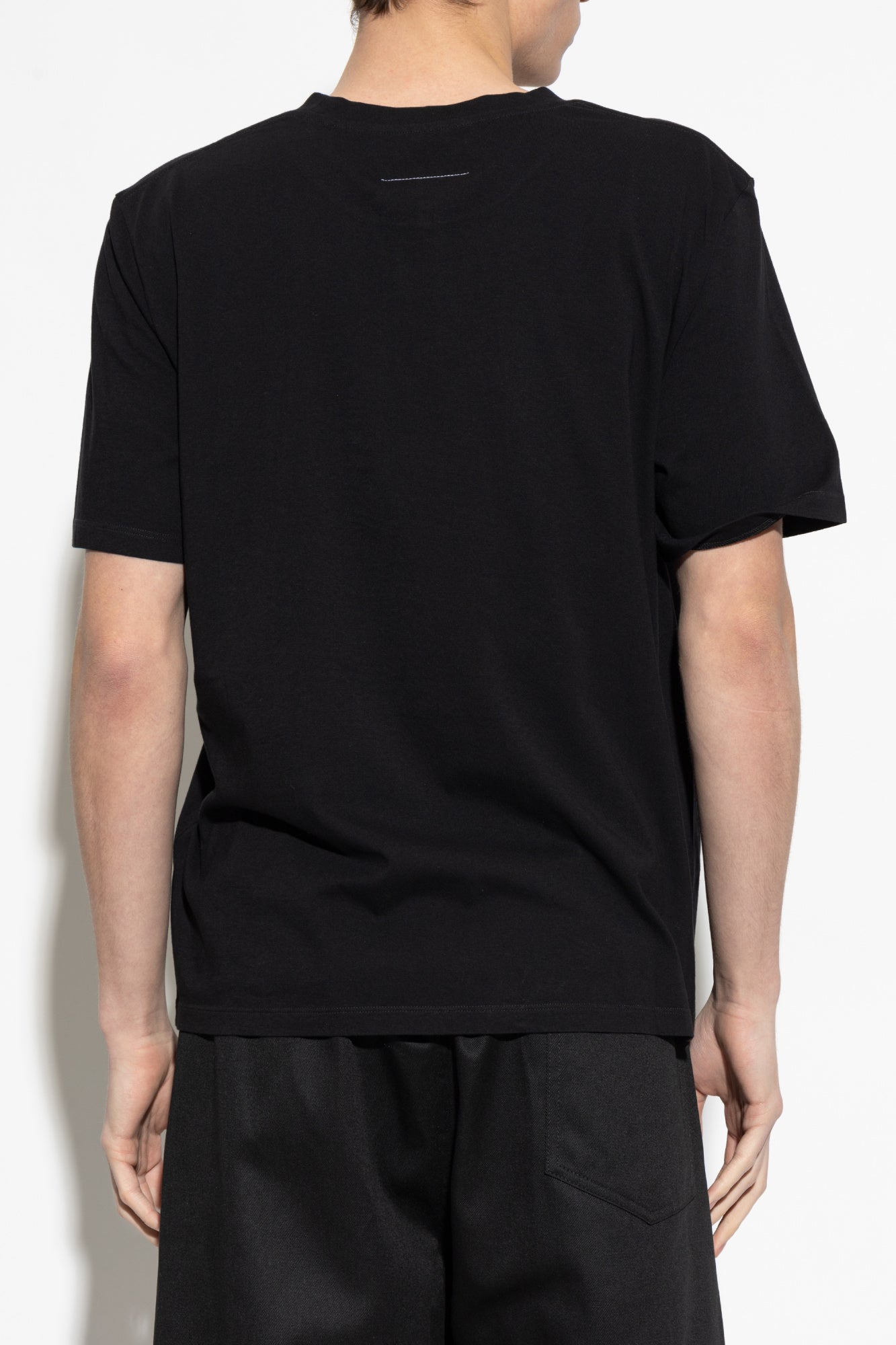 Maison Margiela Numeric Logo Cotton T-Shirt SH2GC0038 M20048 900 (Men’s Black)