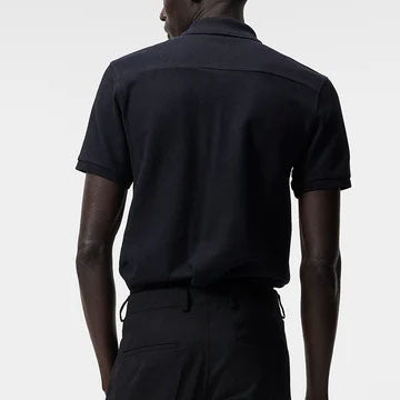 J.Lindeberg Troy Pique Polo Shirt 9999-Black (FMJT09639)