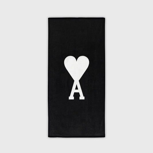 AMI Paris Ami de Coeur Beach Towel (UTW935.340-U)