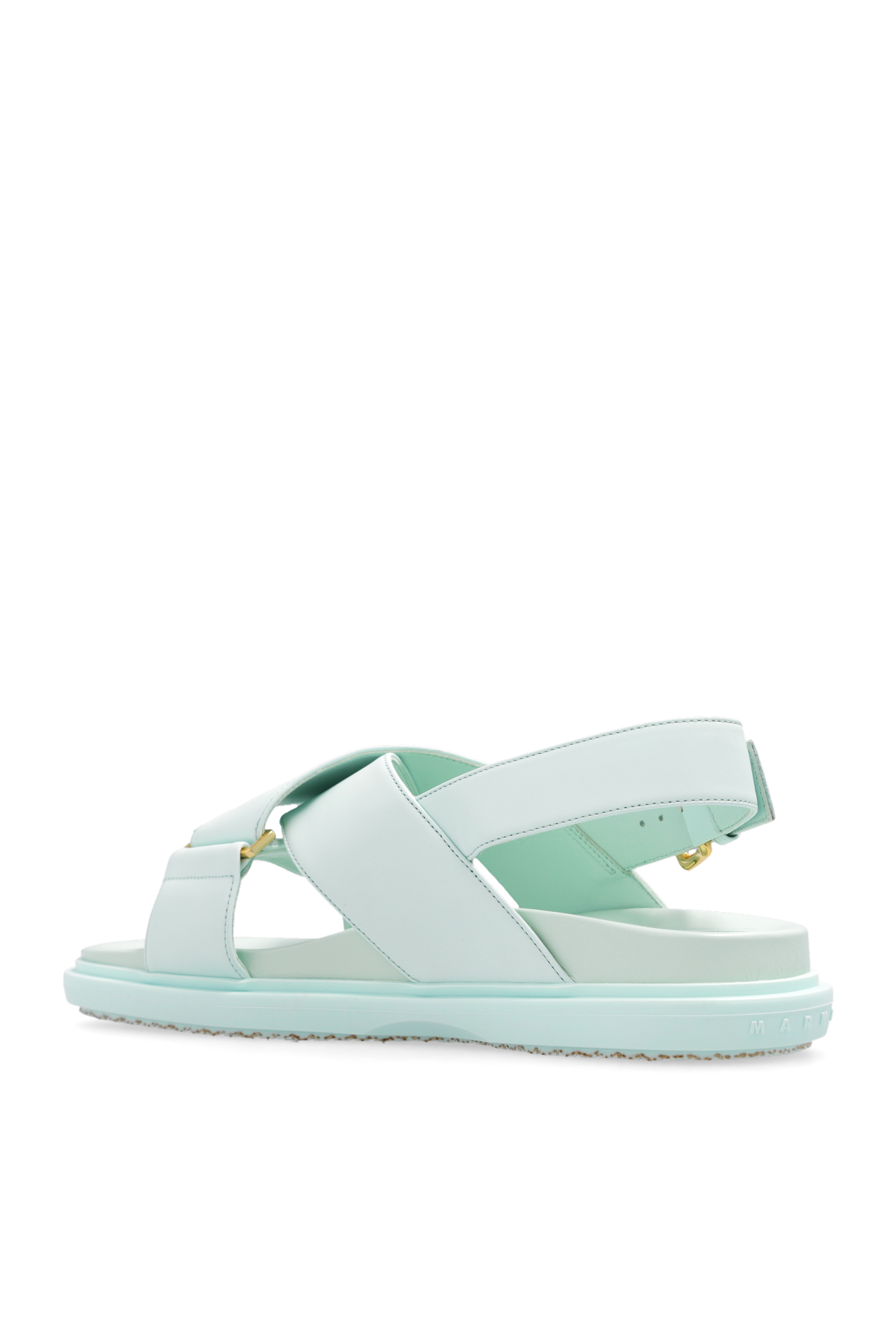 MARNI LEATHER CROSS-STRAP SANDALS (FBMS015701)