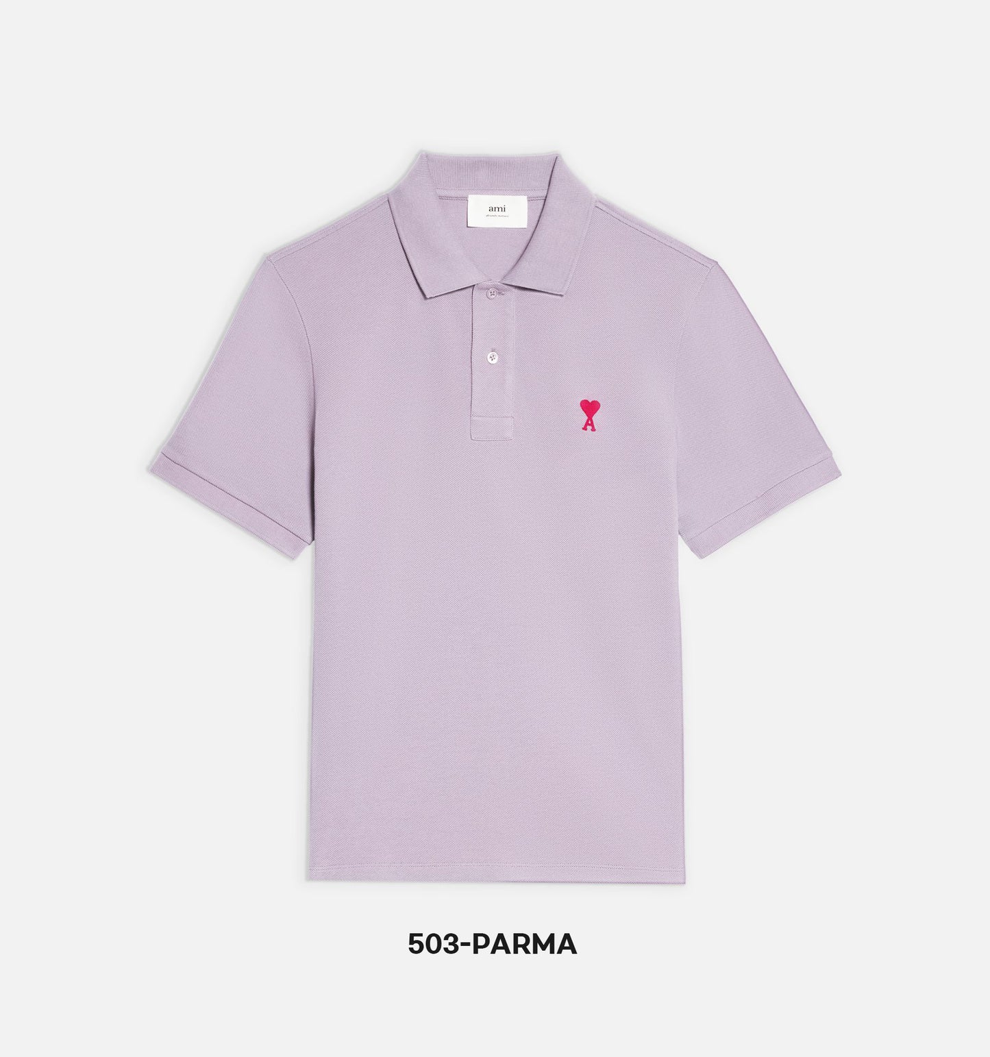 AMI Paris Classic Piqué Polo Shirt (HPL001.760)