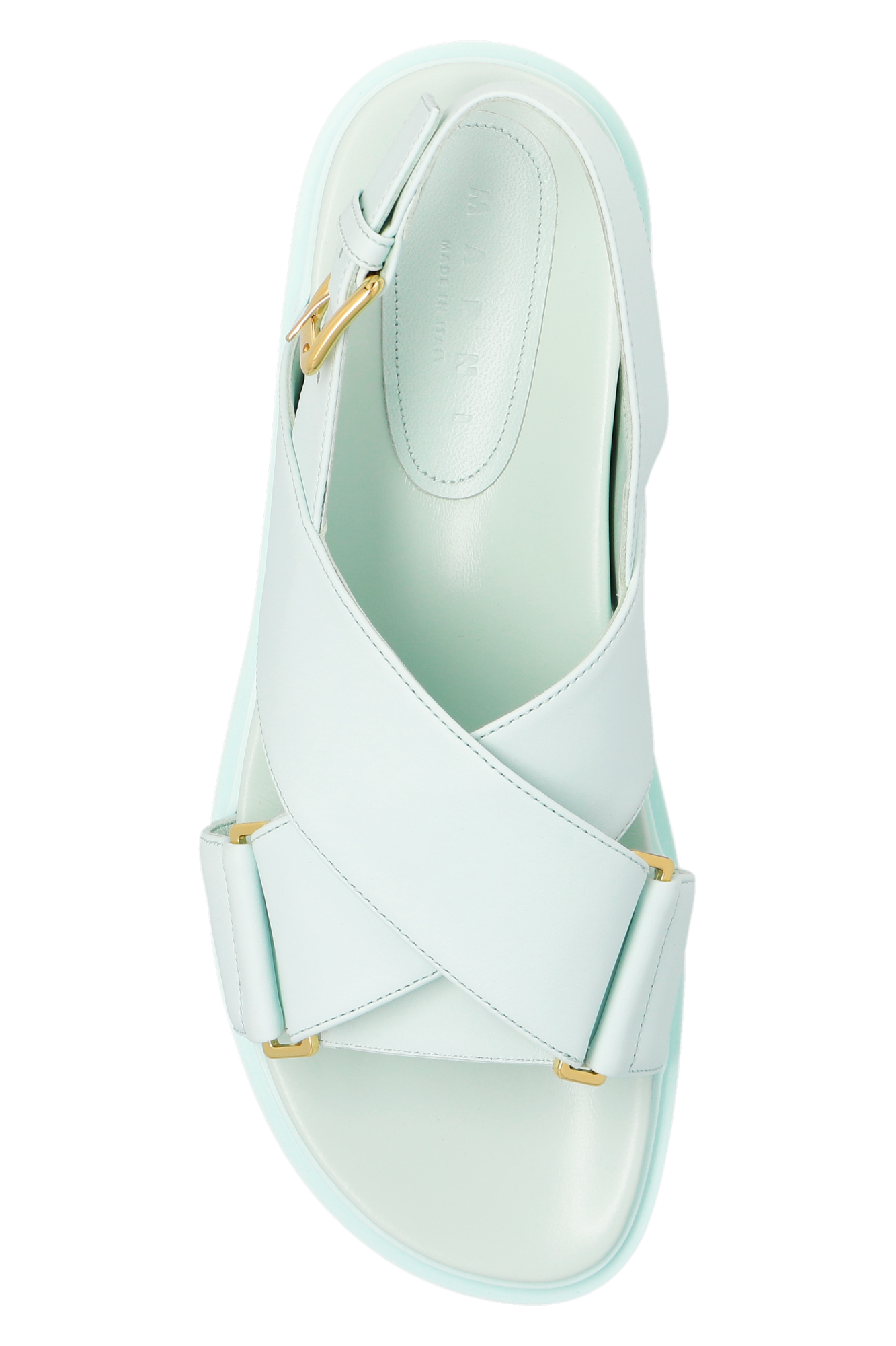 MARNI LEATHER CROSS-STRAP SANDALS (FBMS015701)
