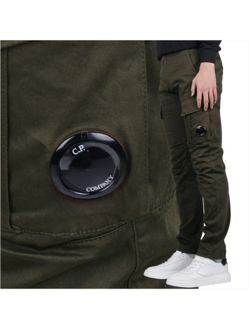 C.P. Company Stretch Sateen Lens Cargo Pants (10CMPA151A 005694G)