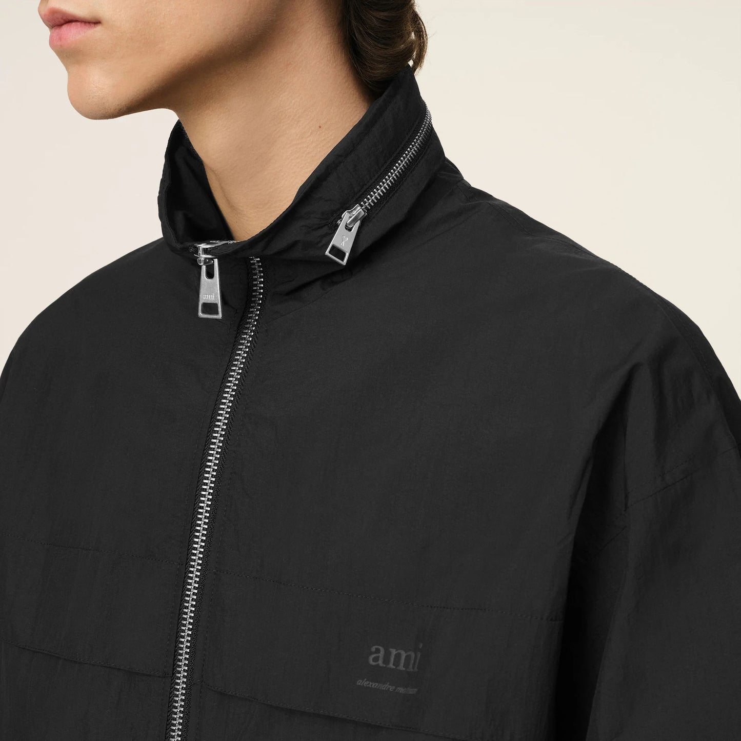 AMI Paris Technical Zip-Up Jacket (UJK058.PA0009)
