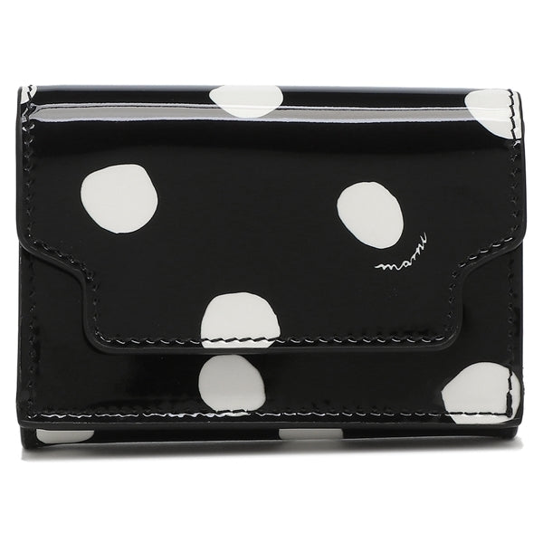 MARNI POLKA DOT LEATHER WALLET (PFMOW02Q05)