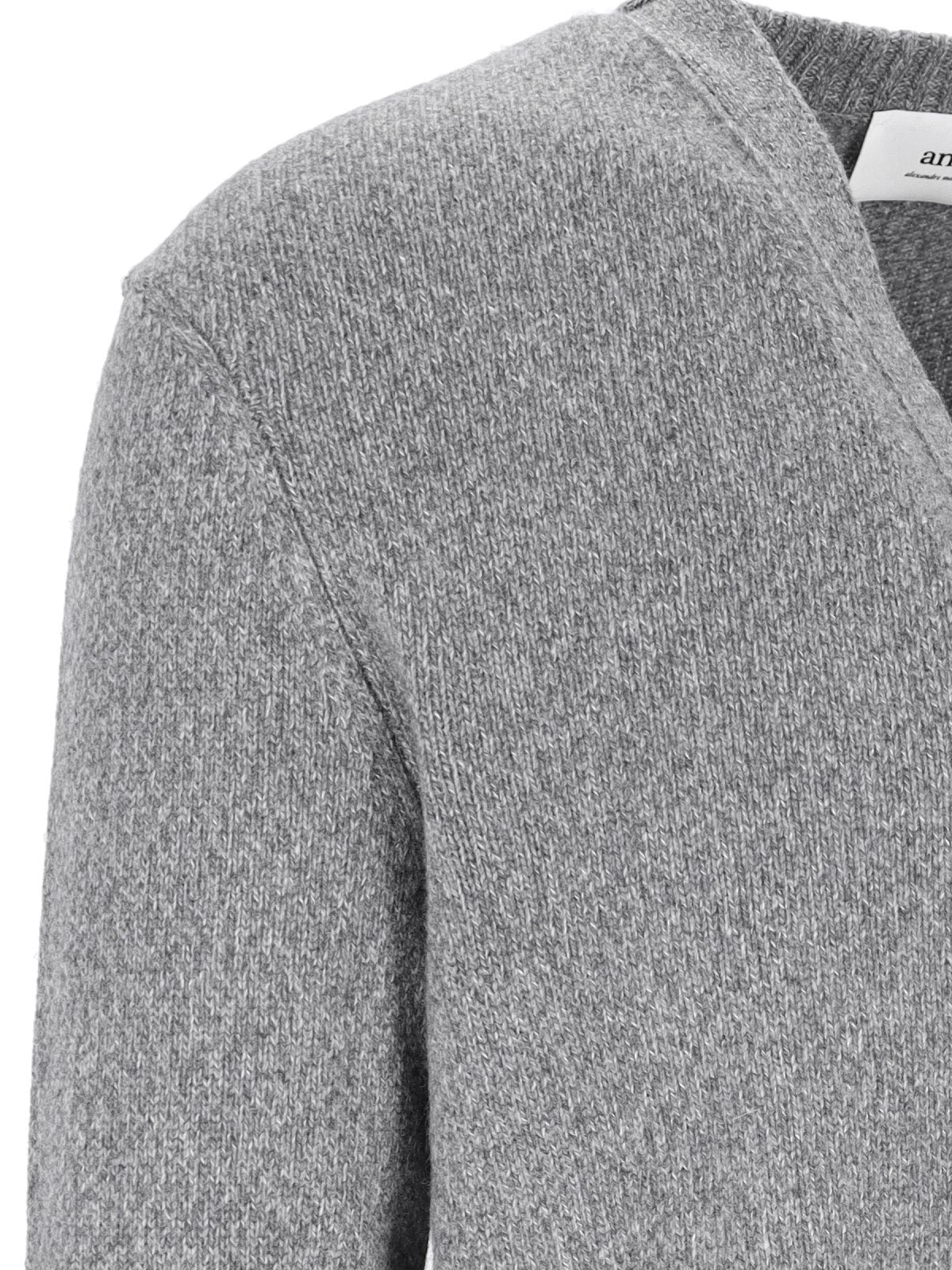 AMI Tonal Heart Logo Cardigan (HKC127.005)