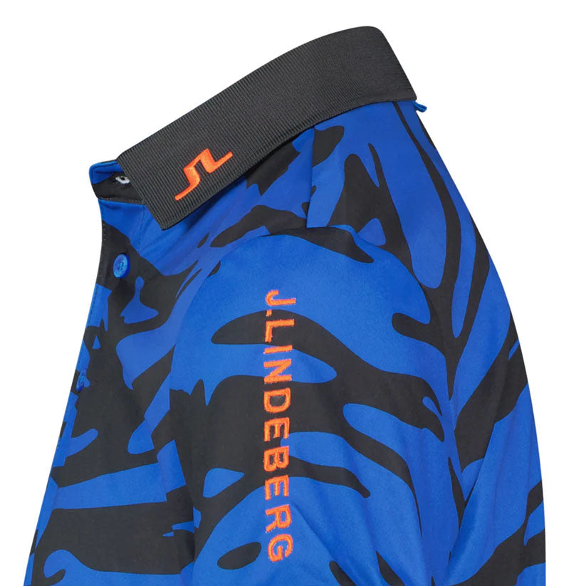 J.Lindeberg Tour Tech Regular Fit Print Polo Shirt (GMJT09167)