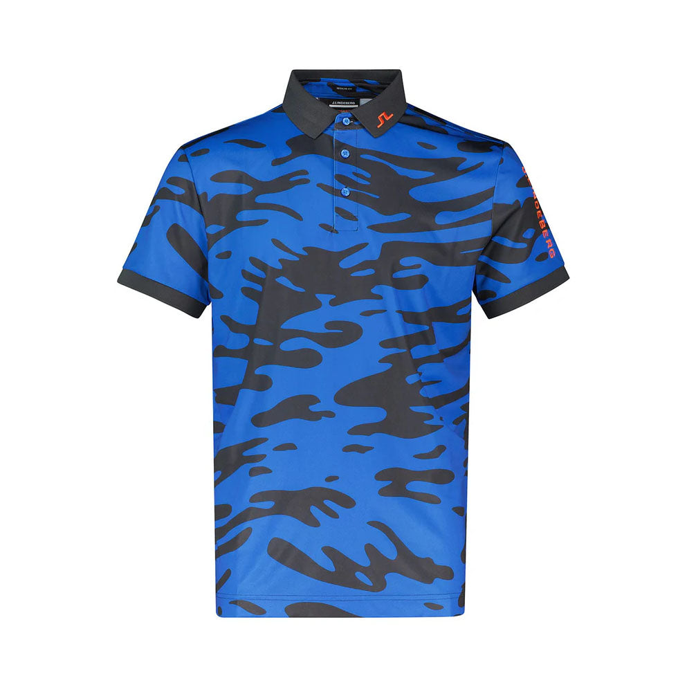 J.Lindeberg Tour Tech Regular Fit Print Polo Shirt (GMJT09167)