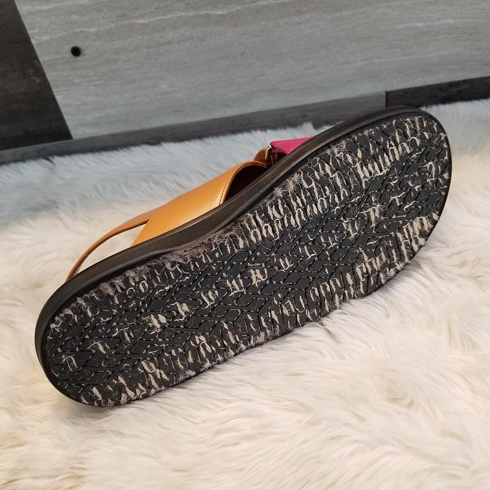 Marni Fussbett Leather Cross-Strap Sandals (FBMS005201 P3614)