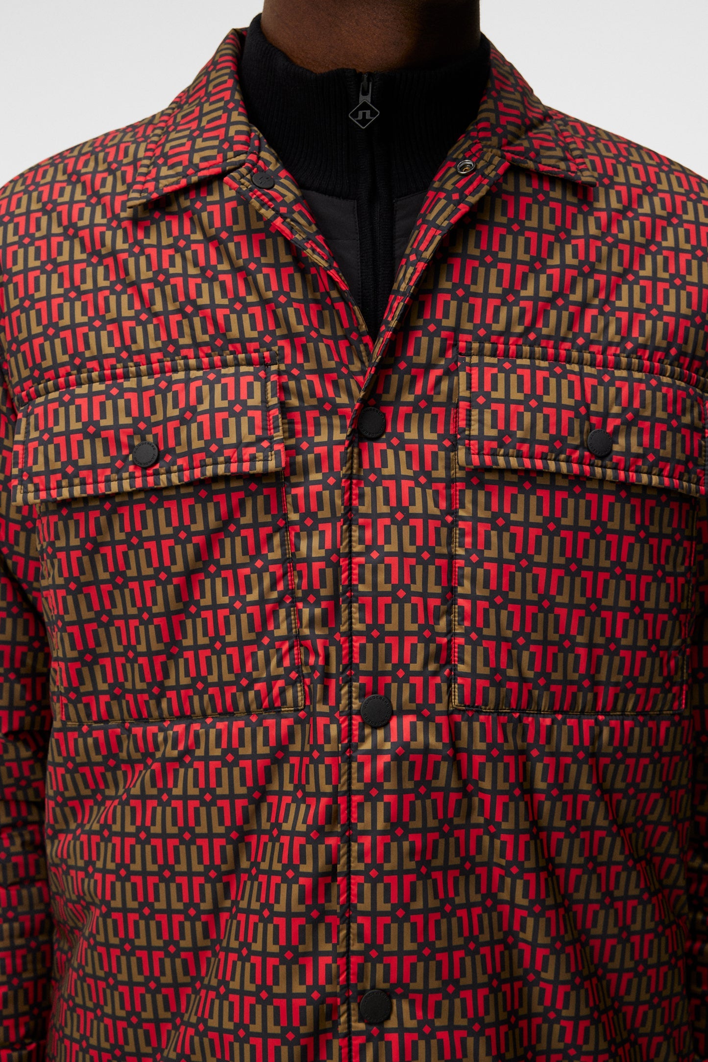 J.Lindeberg Nile Padded Print Overshirt (FMOS10398)
