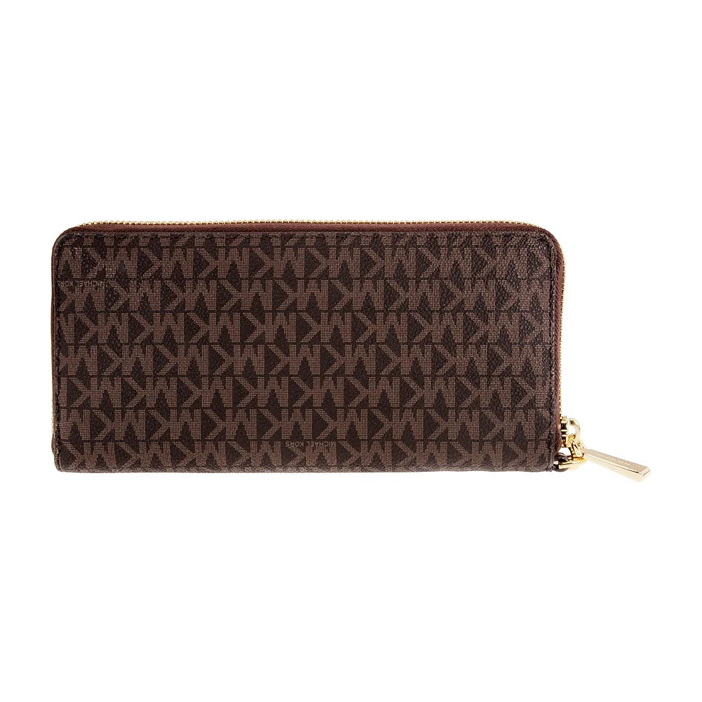 Michael Kors Jet Set Travel Logo LG Continental Wristlet Wallet (32S7GTTE9B)