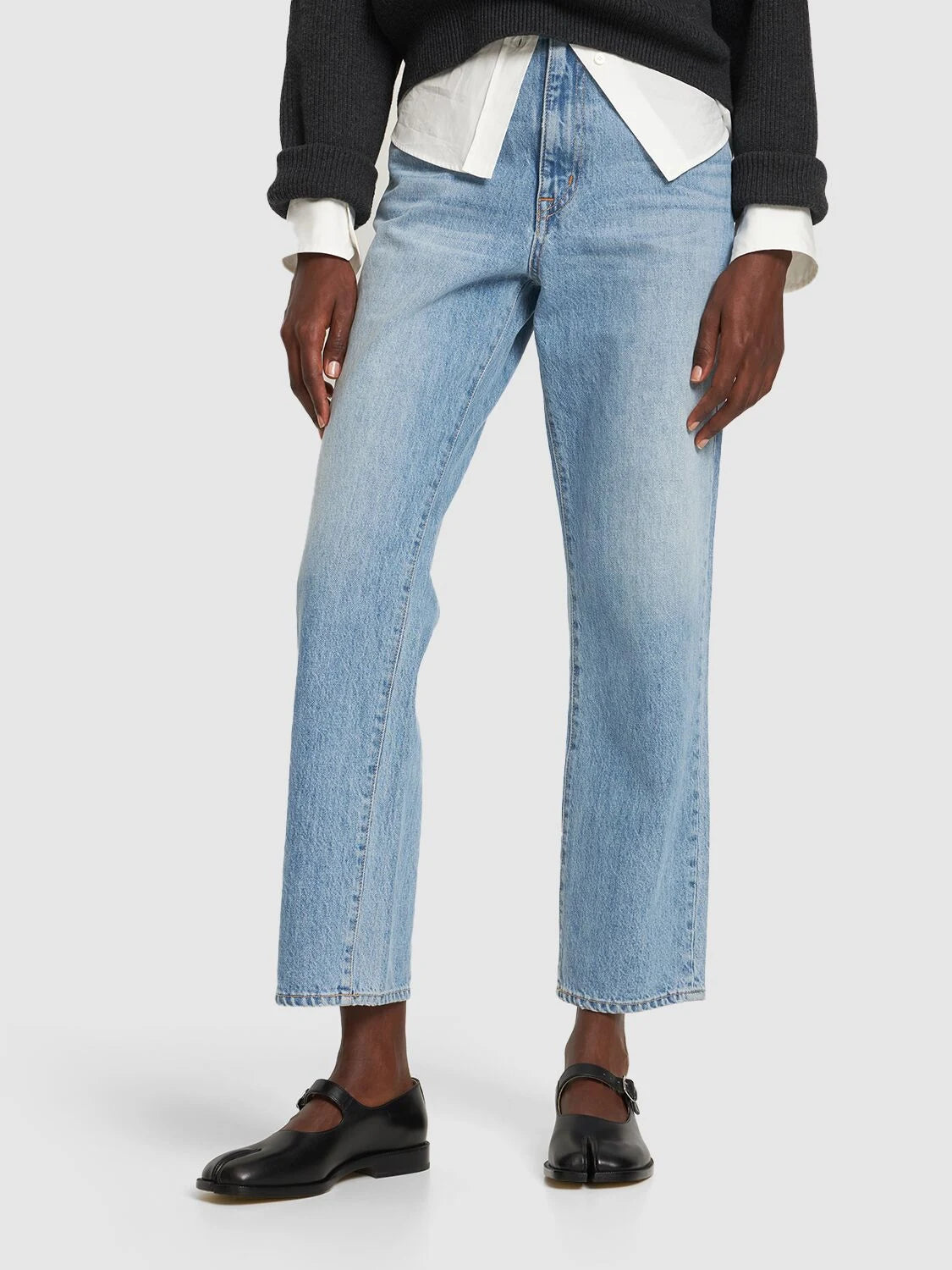 Maison Margiela Tabi Mary Jane Flat Shoes